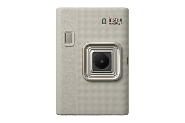 [photo] Front view of the instax mini LiPlay+™ in SAND BEIGE