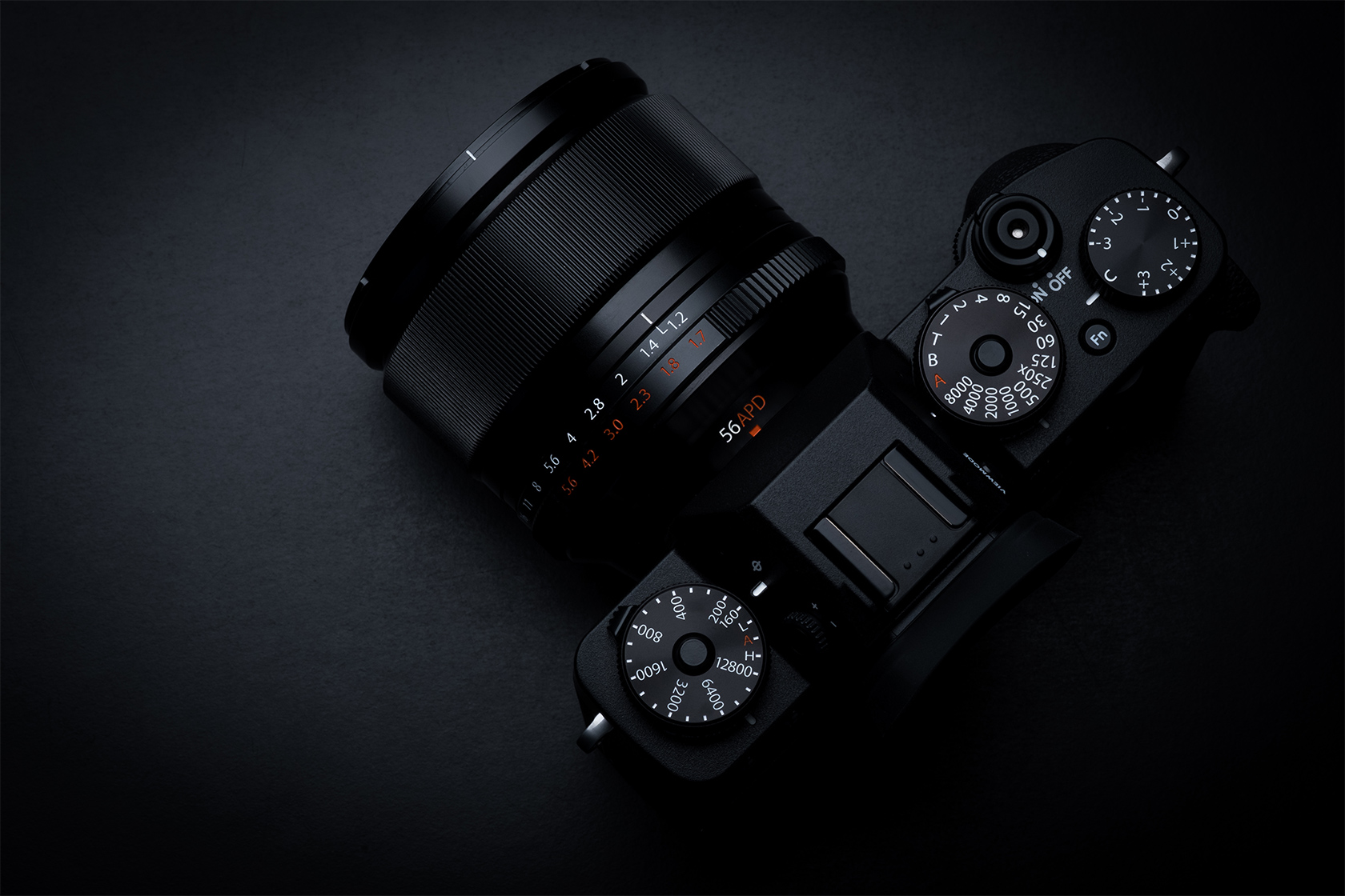[photo] Over the top view of a Fujifilm X System Digital Camera