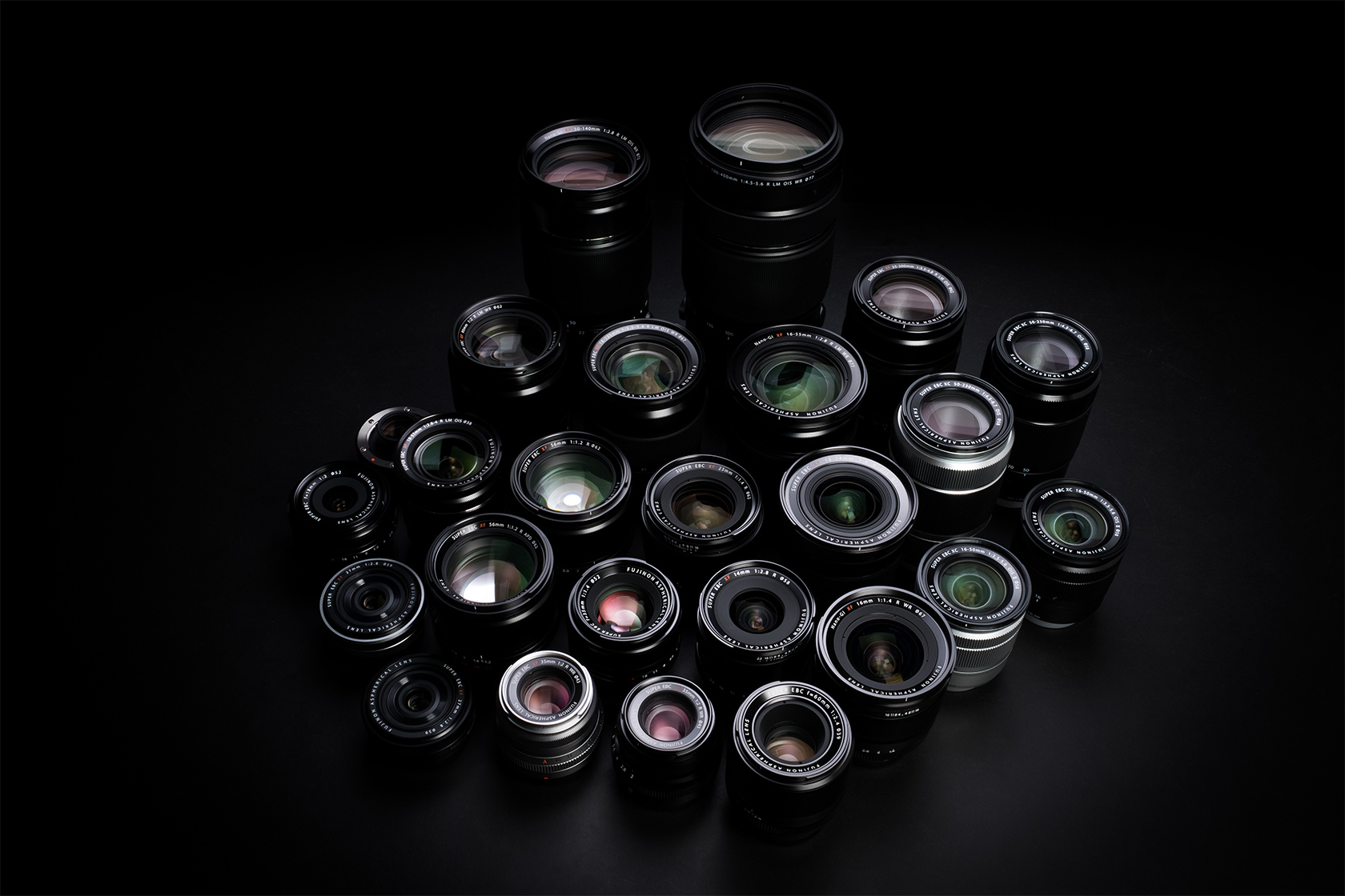 [photo] Assorted Fujifilm X Mount lenses