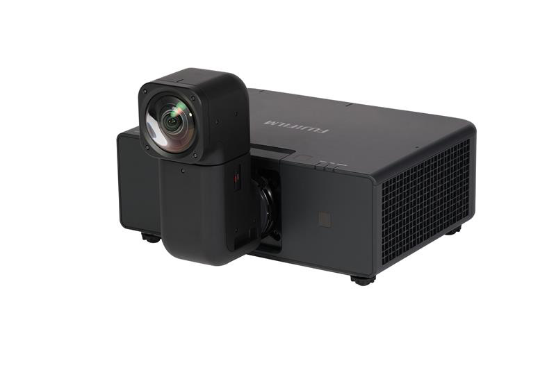 FP‑ZUH12000 with the ultra‑short‑throw lens “FP‑ZL034” attached