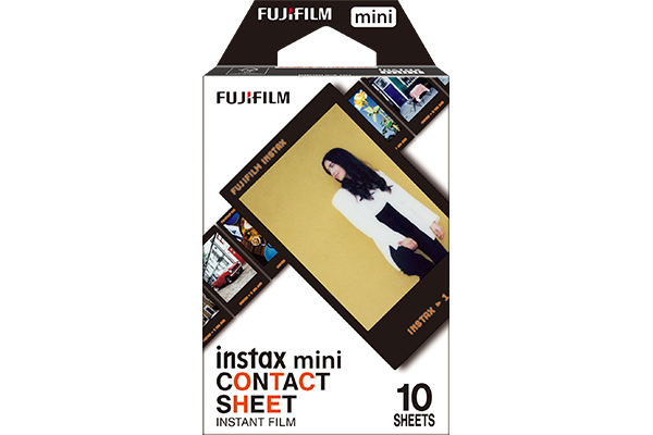 [photo] Fujifilm instax™ mini Contact Sheet Film frames design grid of 10