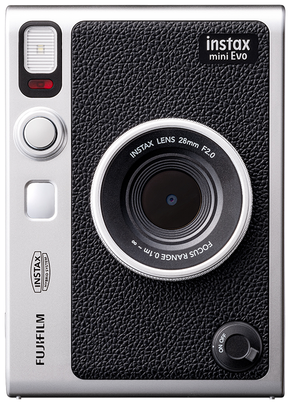 “INSTAX mini Evo” Black front
