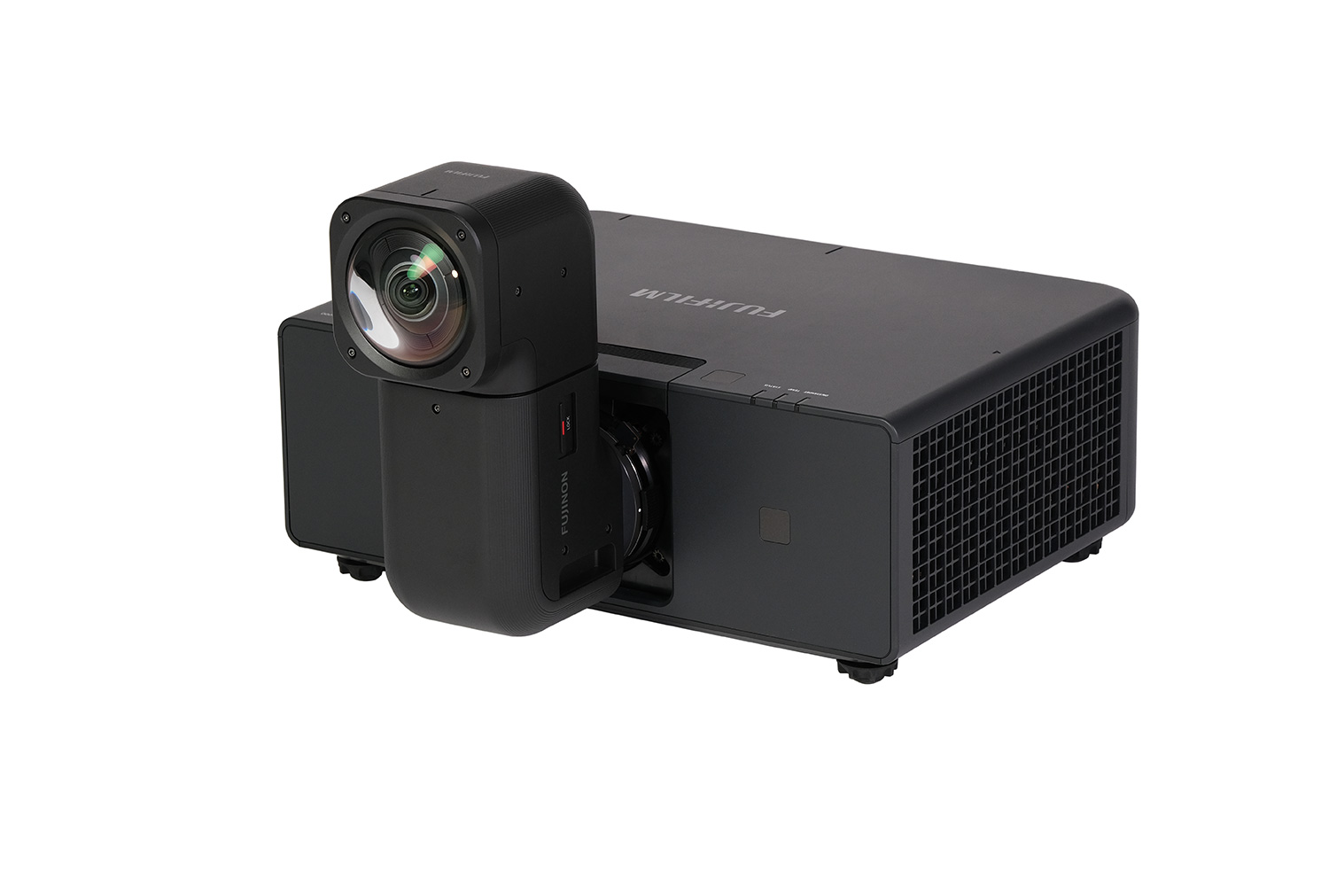 FP‑ZUH12000 with the ultra‑short‑throw lens “FP‑ZL034” attached