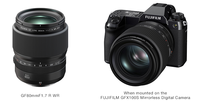 FUJINON Lens GF80mmF1.7 R WR