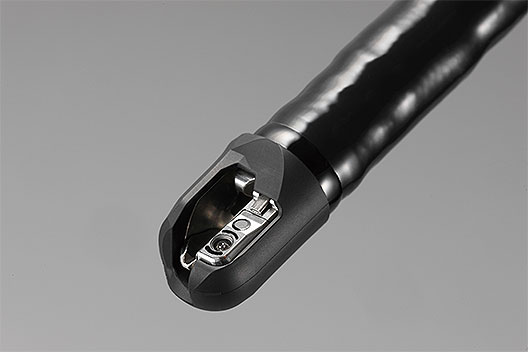 [photo] Close-up view of the distill end cap on the ED-580T