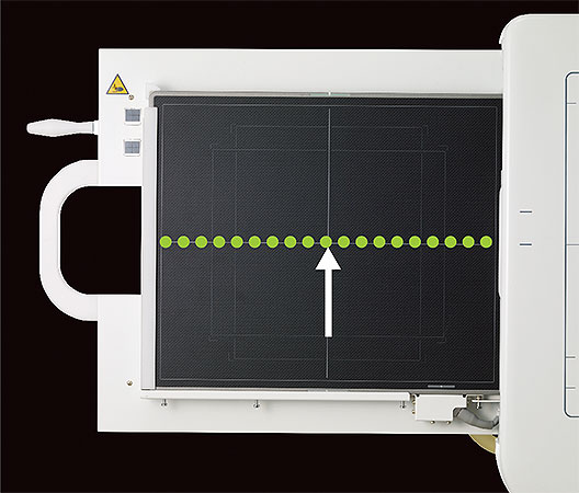 [照片] FDR Smart F DR 面板，上箭頭觸及面板中心綠色虛線