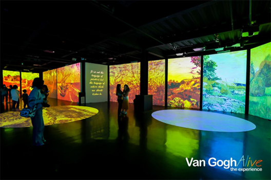 Explanation image 4 for the Beijing Digital Art Exhibition ‘Van Gogh Alive’.