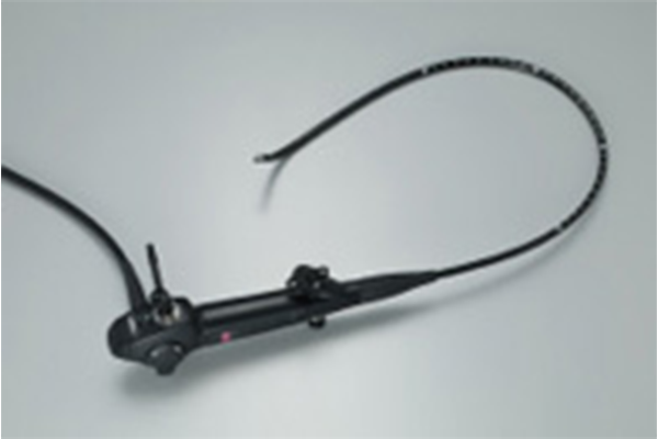 [photo] EB-530US endoscope insertion tube, attached to control portion, bent and wrapped into circle