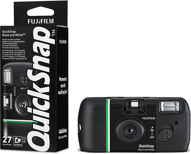 black-and-white film model “QuickSnap Black and White” (image)