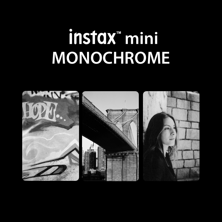 instax™ mini Monochrome Film | Fujifilm [United States]