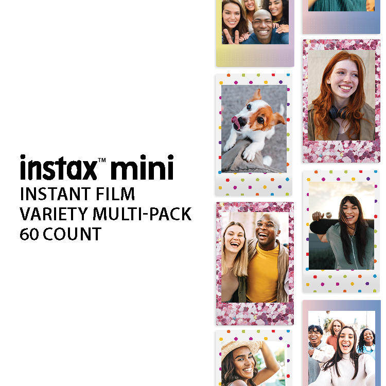 instax™ mini INSTANT FILM Variety Multi-Pack 60 count | Fujifilm