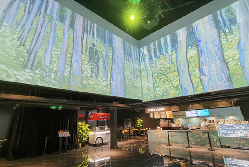 Explanation image 6 for the Beijing Digital Art Exhibition ‘Van Gogh Alive’.