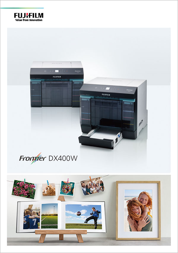 This is an image of the DX400 Brochure.