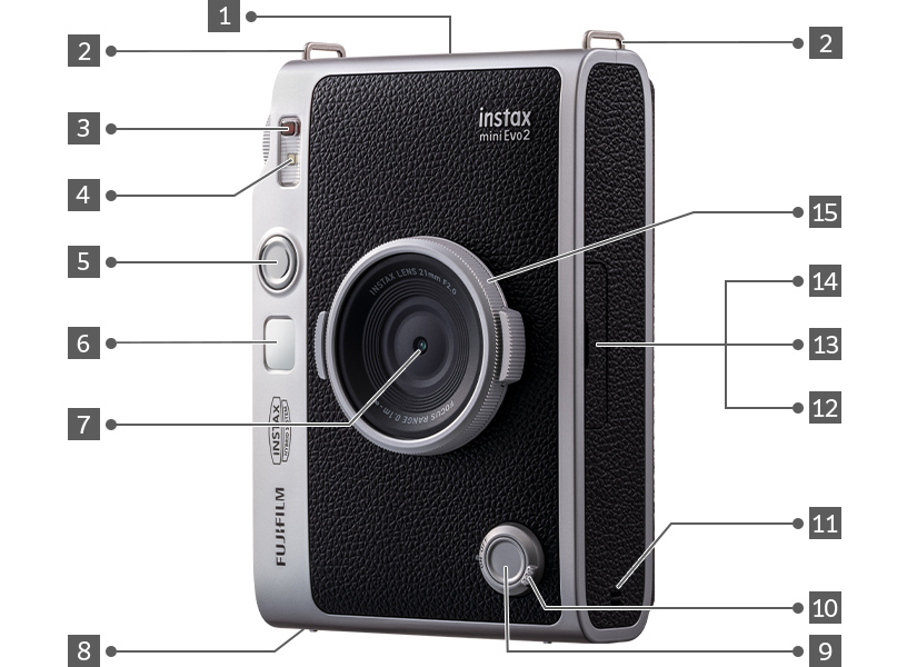 [photo] Diagonal image of the instax mini Evo 2™
