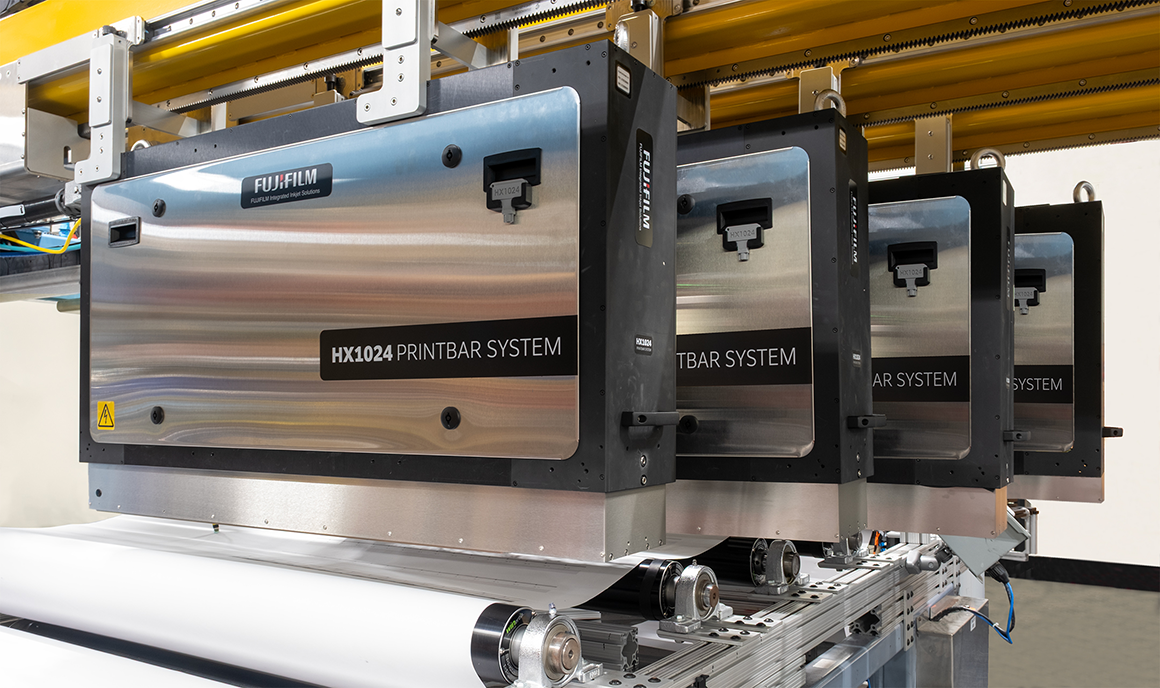 Photograph of the HX1024 Printbar system