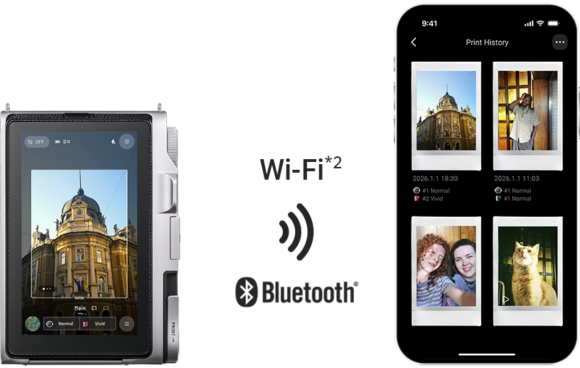 An image of using the dedicated app on a smartphone