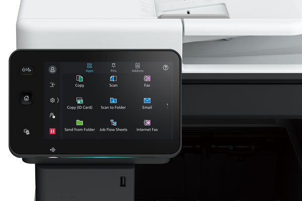 User-friendly 7-inch color touch panel