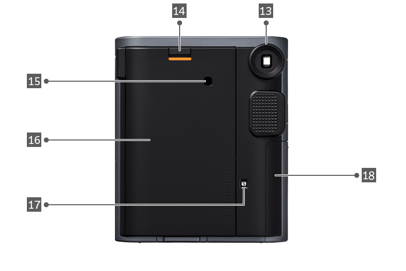 [photo] Image of the back of the instax mini 41™