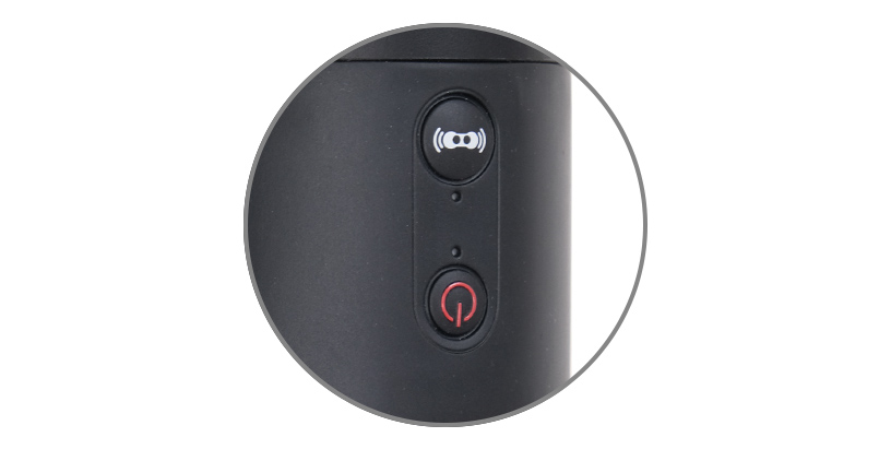 [photo] Interruptor de ENCENDIDO/APAGADO de estabilización de imagen