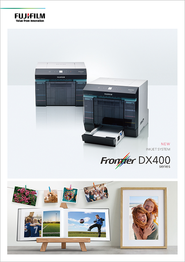 This is an image of the DX400 Brochure.