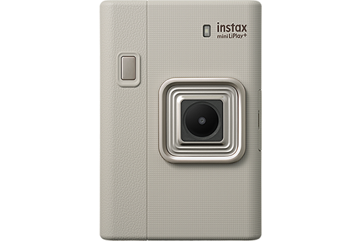 [photo] Front view of the instax mini LiPlay+™ in SAND BEIGE