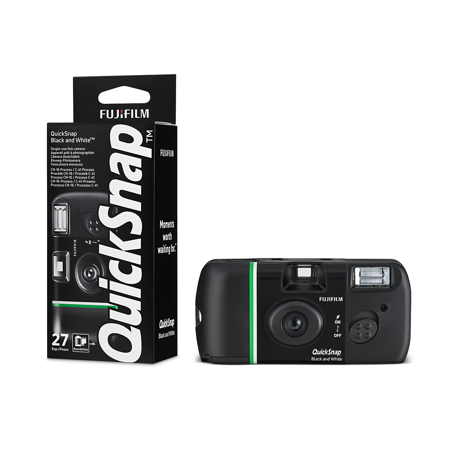 black-and-white film model “QuickSnap Black and White” (image)