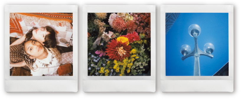 Examples of instax™ Prints in the SQUARE Format